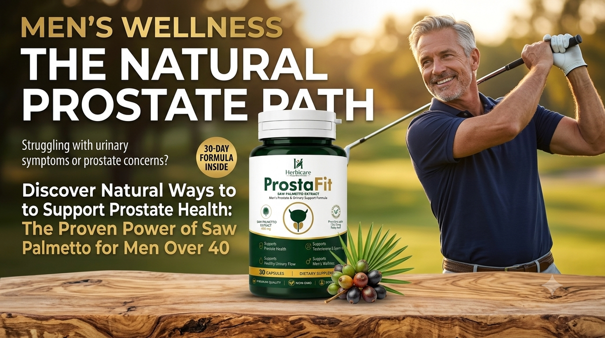 Prostate Health After 40: Natural Tips & the Power of Saw Palmetto