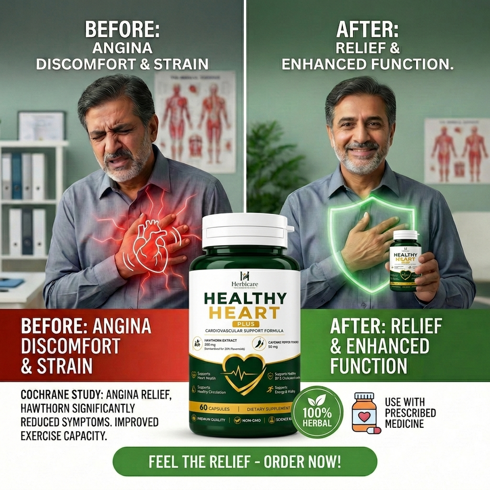 Healthy Heart Plus – Natural Heart Wellness Formula for Protection, Strength & Circulation